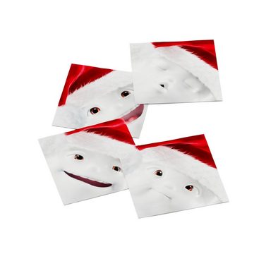FIFTYEIGHT PRODUCTS Papierserviette Servietten Weihnachtszinnober - Servietten - 1 Stück