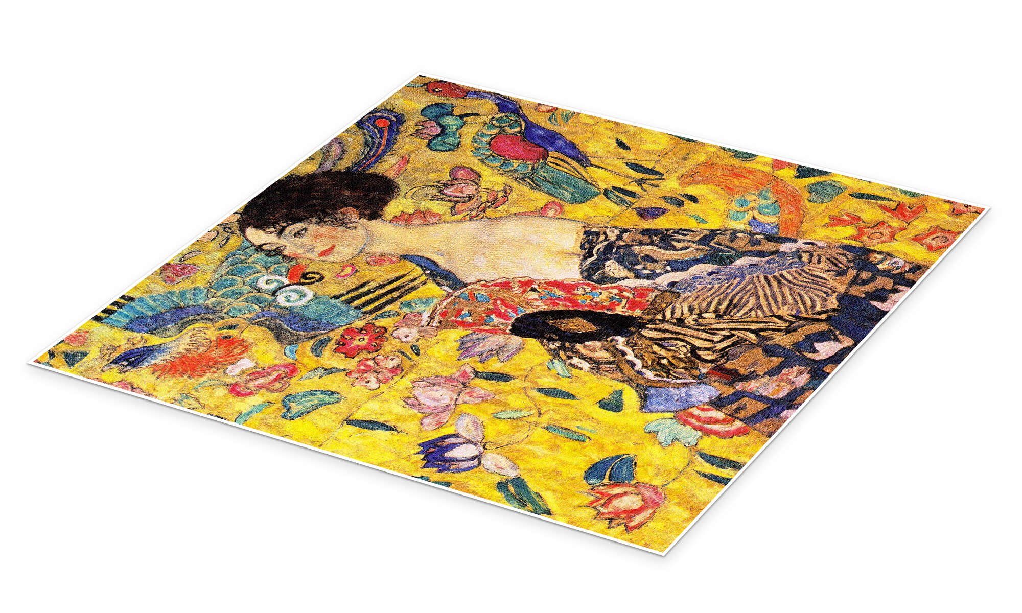 Posterlounge Poster Gustav Klimt, Dame mit günstig online kaufen