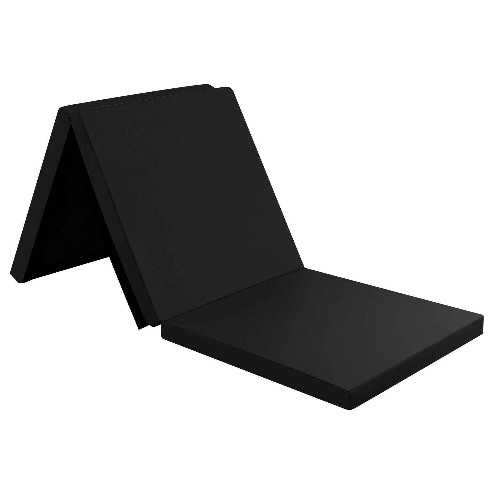 COSTWAY Gymnastikmatte Yogamatte, 180 x 60 x 5 cm, tragbar &rutschfest
