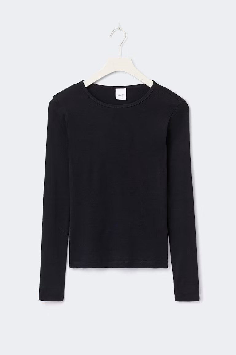 Gina Tricot Langarmshirt Perfect long sleeve top - Klassisches Langarmshirt mit Rundhals