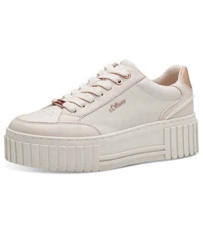 s.Oliver Sneaker Lederimitat Plateausneaker