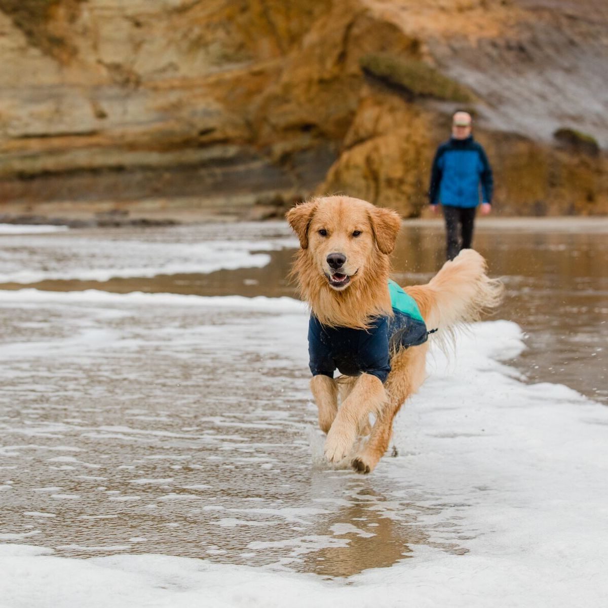 Ruffwear Hundemantel Hundejacke Undercoat Water Jacket Aurora Teal