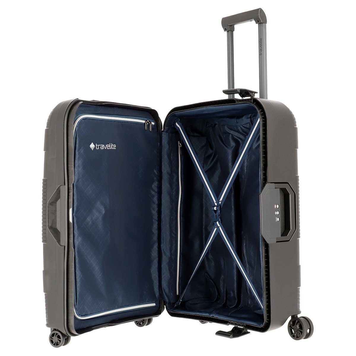 travelite Hartschalen-Trolley Korfu Rahmen Hartschalen 4-Rollen günstig online kaufen
