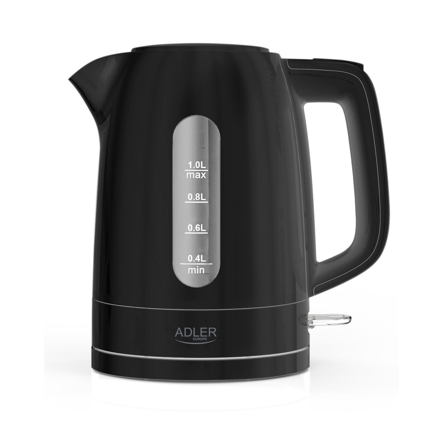 Adler Wasserkocher Adler AD 1380b Wasserkocher Kunstoff 1,0 l Schwarz