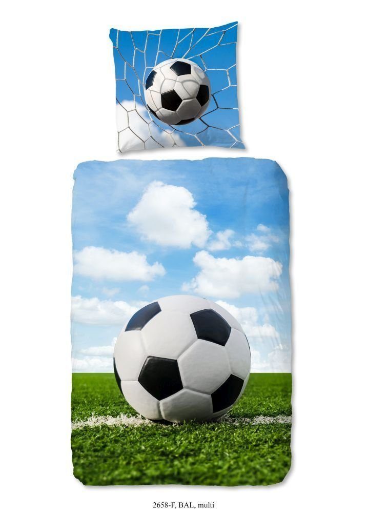 Kinderbettwäsche Fußball Bettwäsche-Set