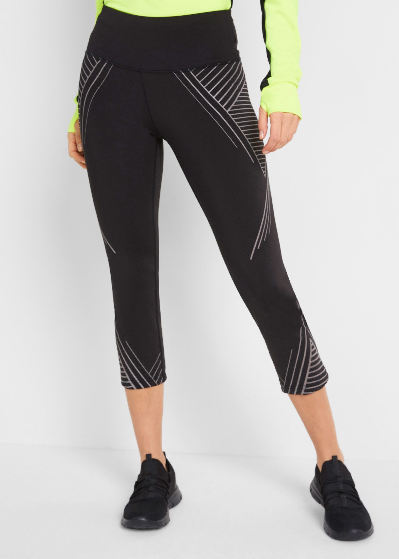 bonprix Trainingstights Sport-Leggings mit Tasche, 3/4-Довжина