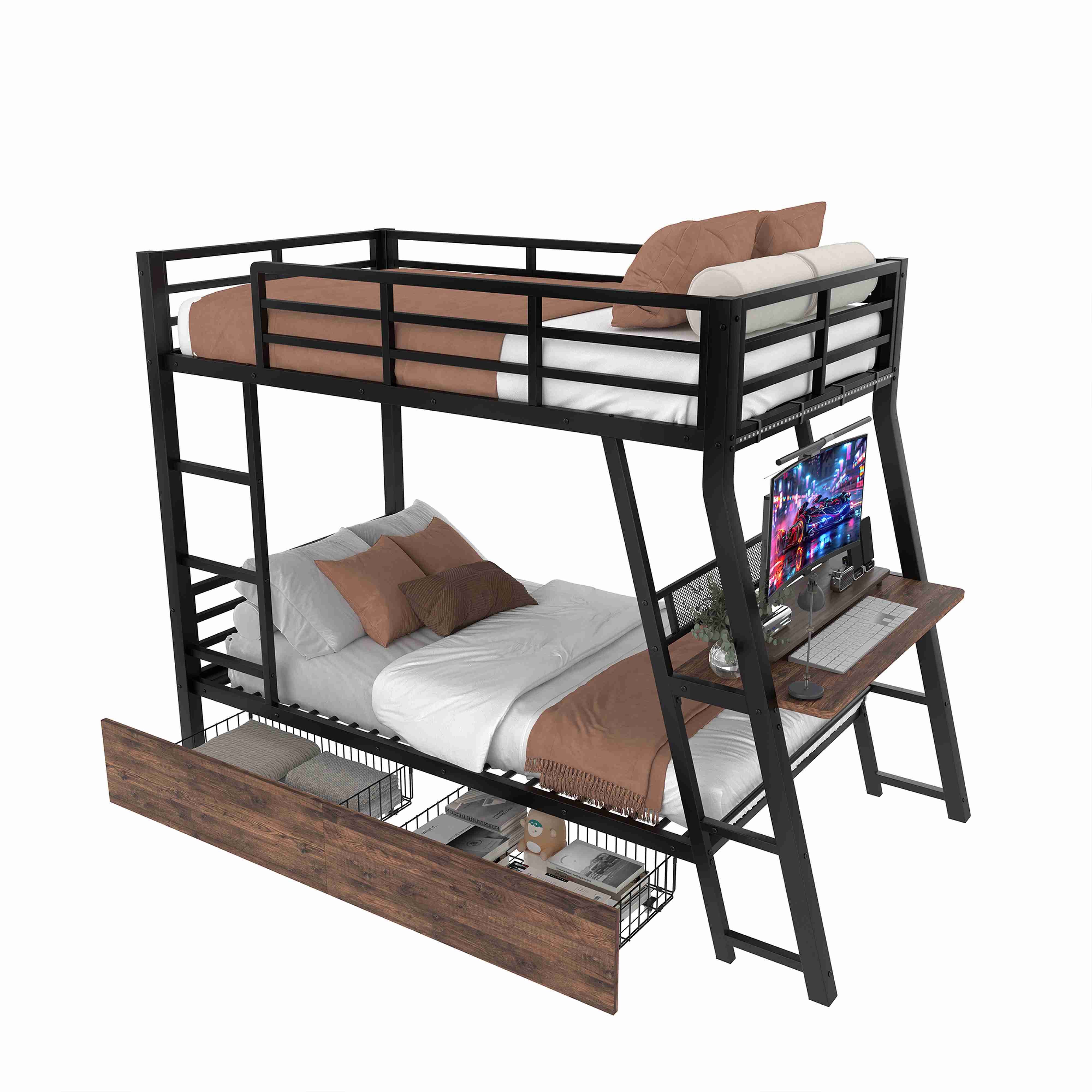 BlingBin Hochbett Jugendbett Für Büro, Studium günstig online kaufen