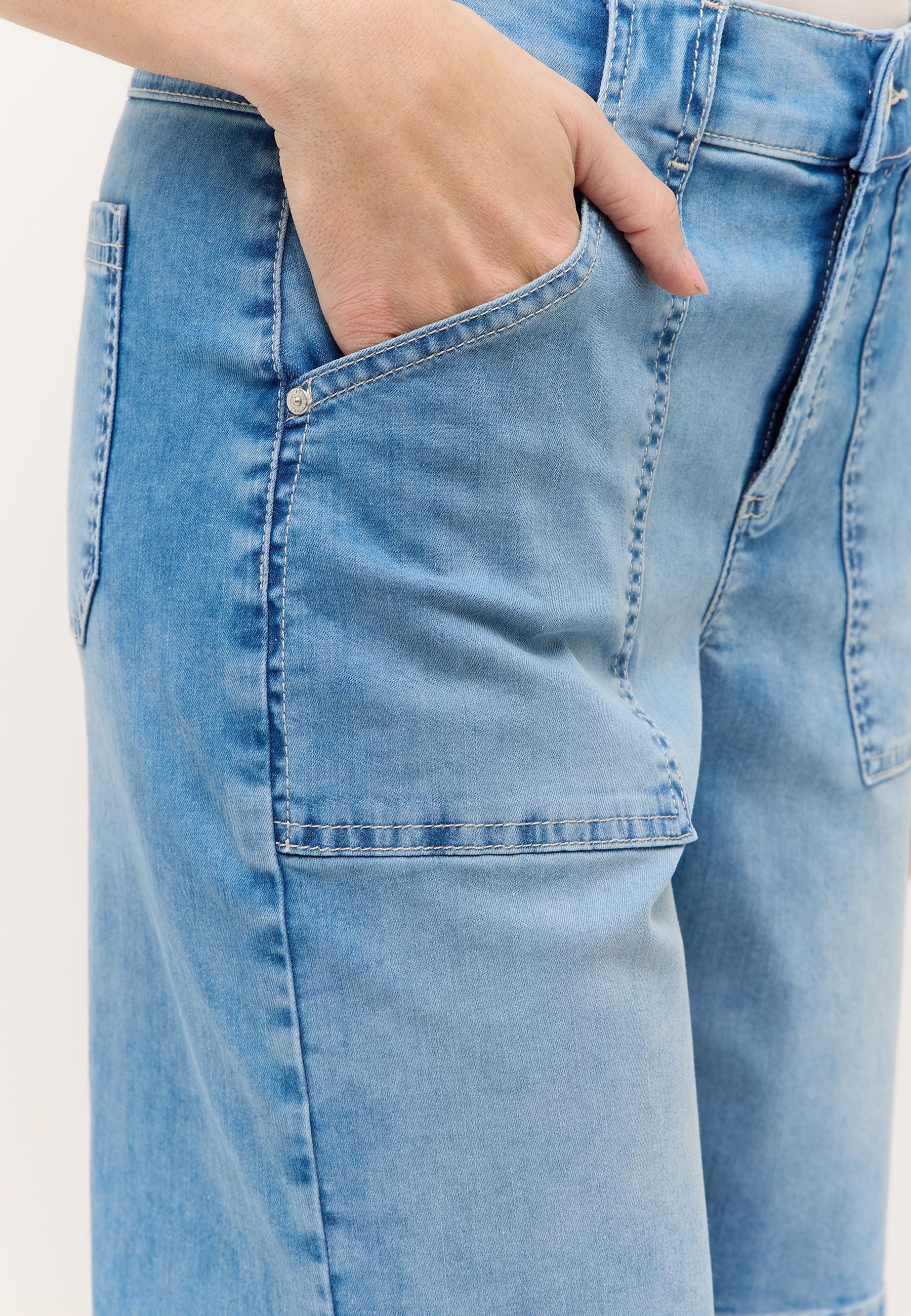 ANGELS Jeansshorts LIA URBAN im Five-Pocket Style