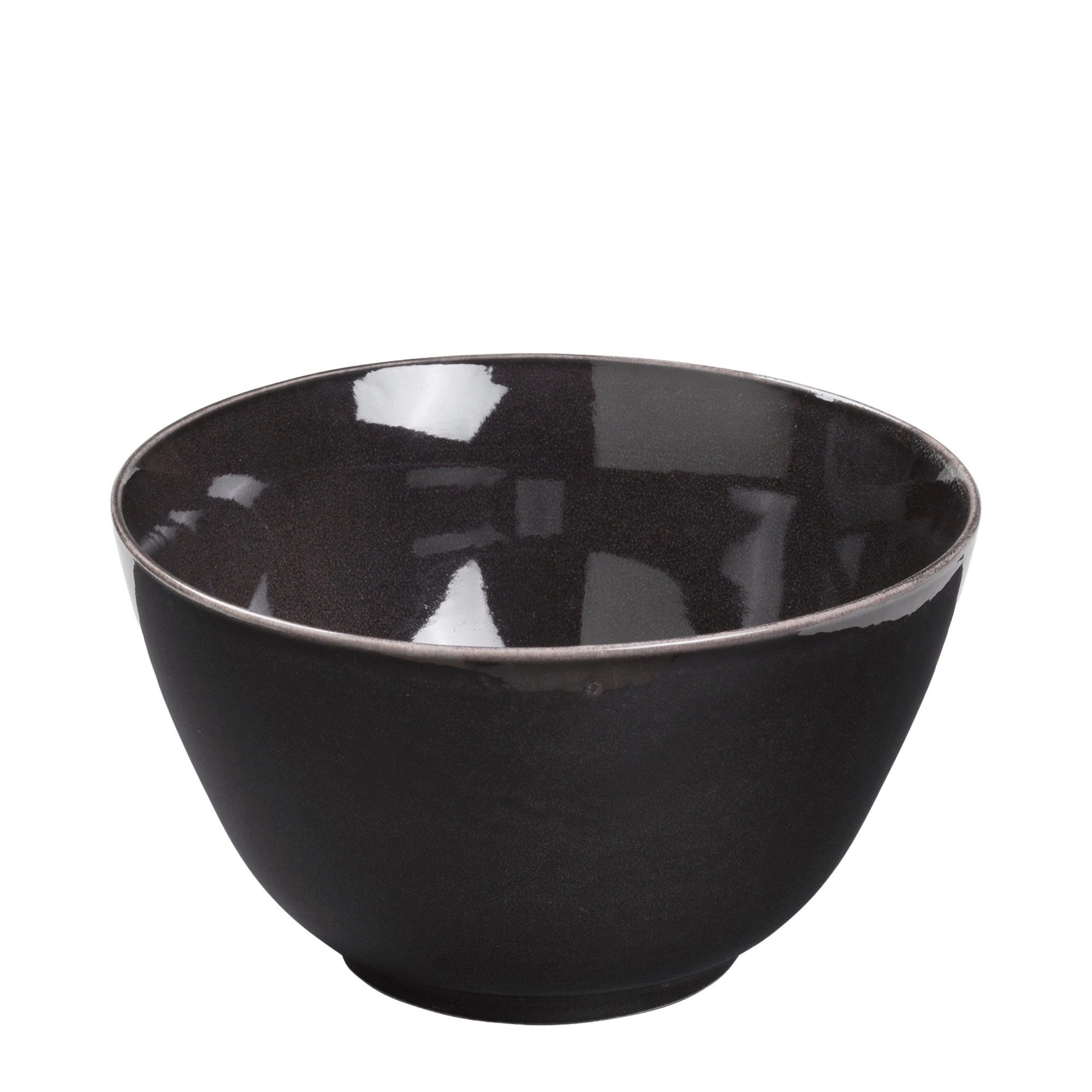 Broste Copenhagen Schale Broste Copenhagen Nordic Coal Schüssel Ø20 Steingut Charcoal, Steingut