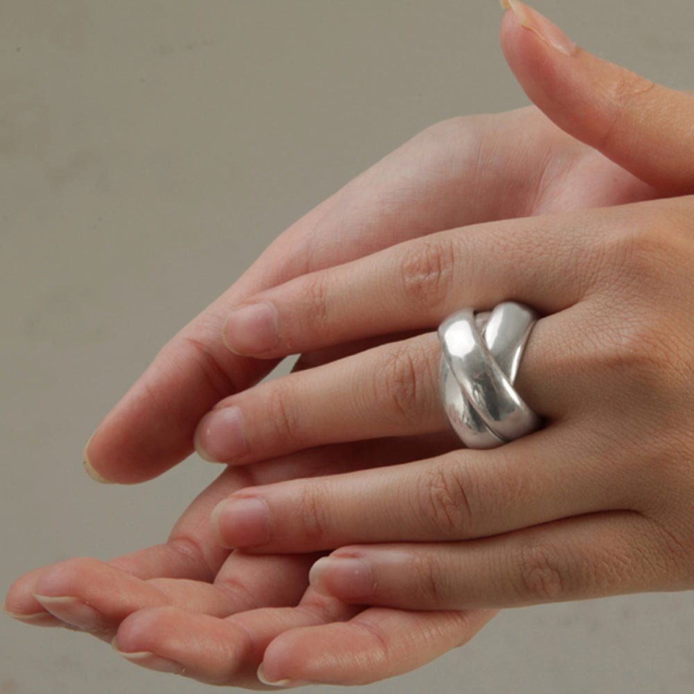 SKIELKA DESIGNSCHMUCK Silberring Silber Ring "Großer günstig online kaufen