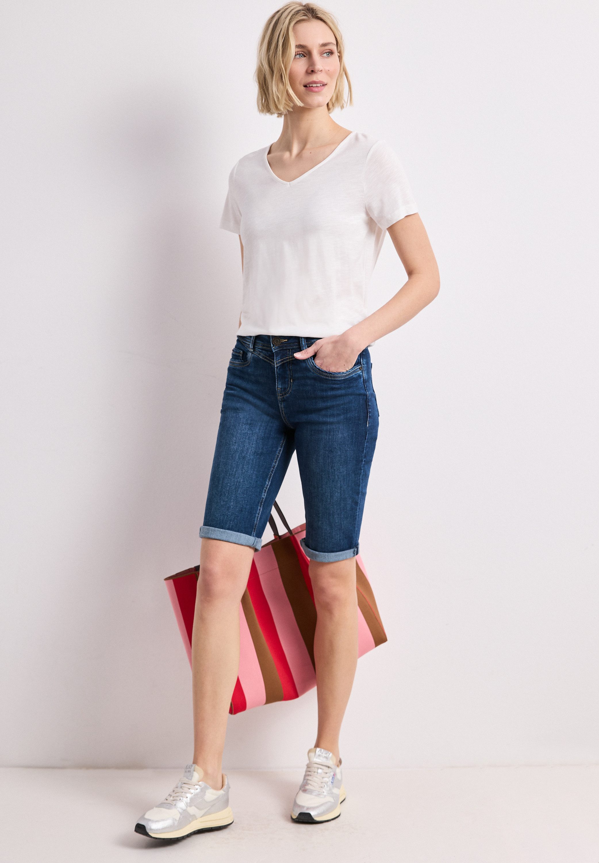 STREET ONE Comfort-fit-Jeans aus Baumwolle mit Stretchanteil
