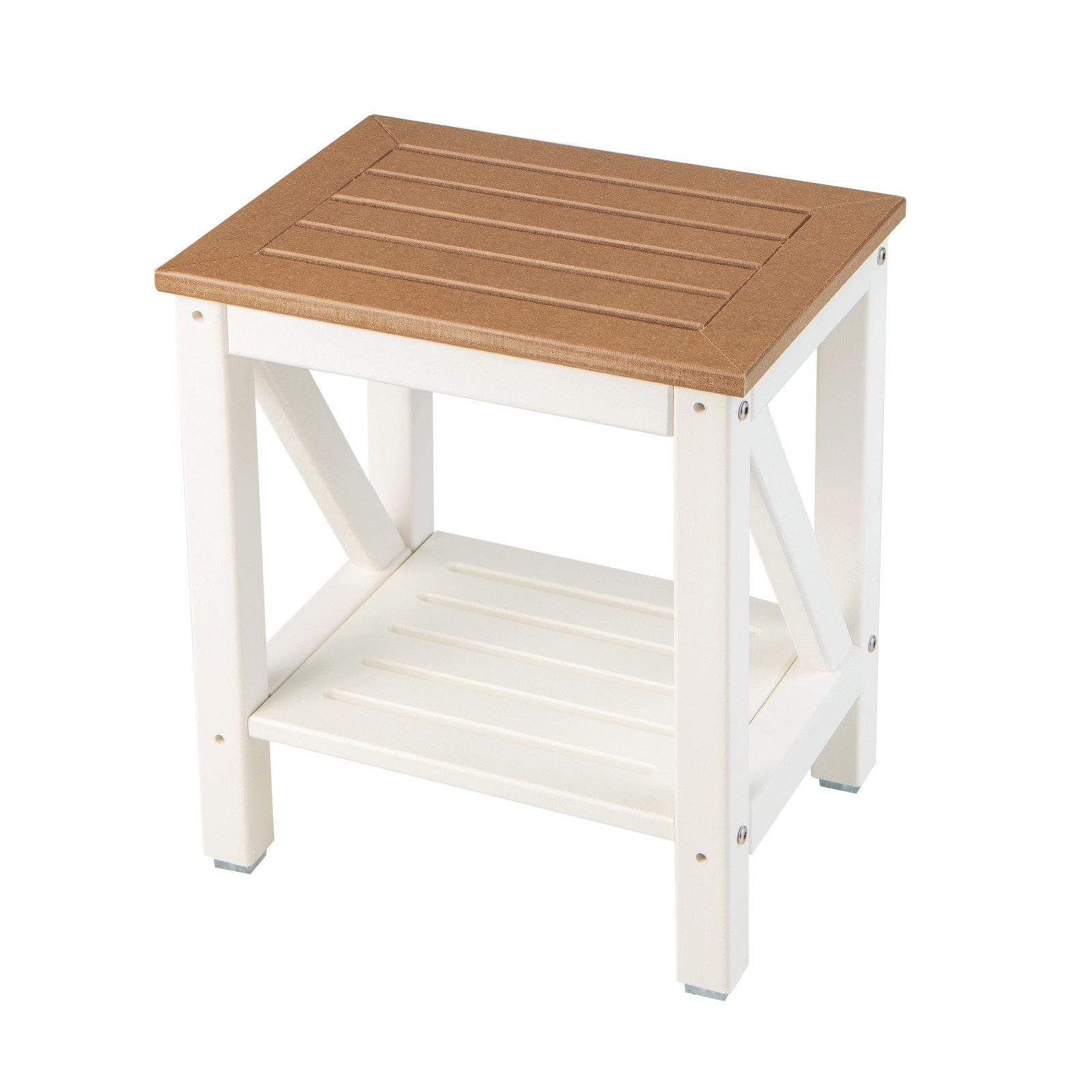 COSTWAY Duschhocker Badehocker, belastbar bis 150 kg, für Innen-/Außenbereich