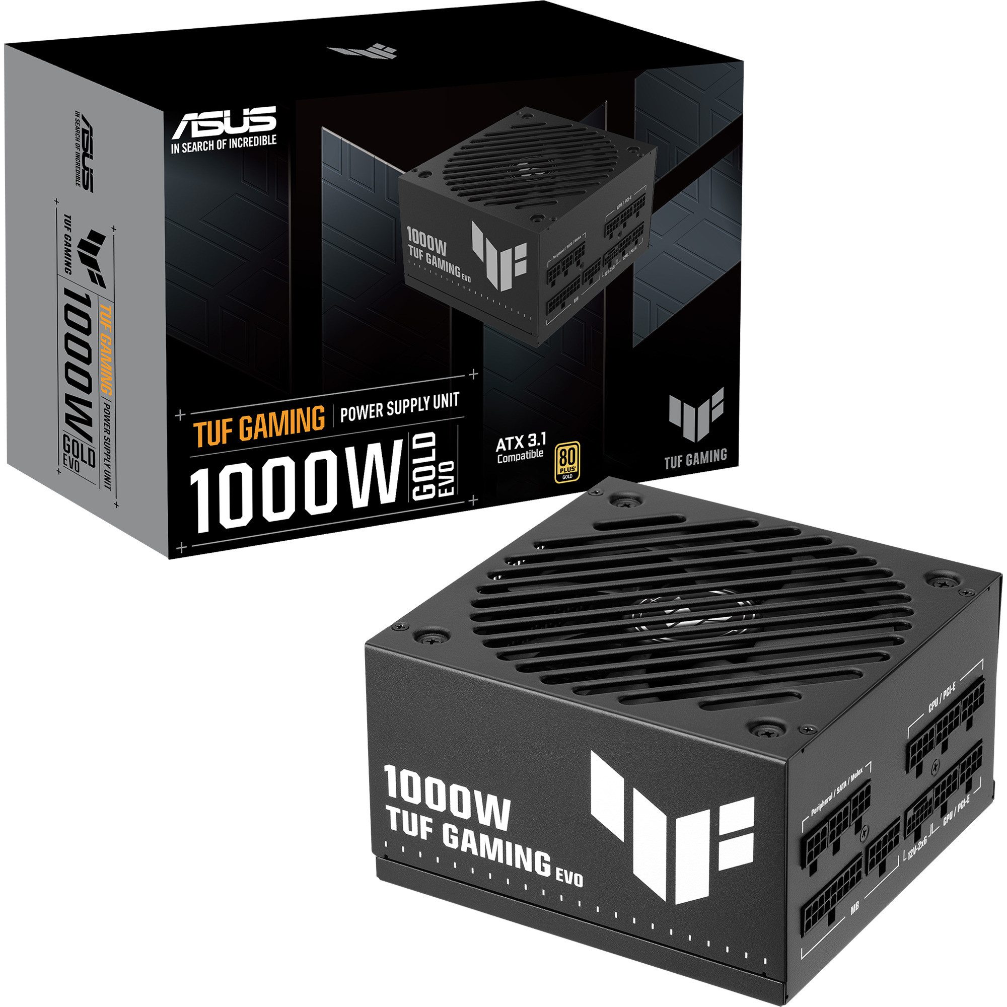 Asus ASUS TUF-GAMING-1200G-EVO, PC-Netzteil, (1x 12-Pin PC-Netzteil (80 PLUS Gold)