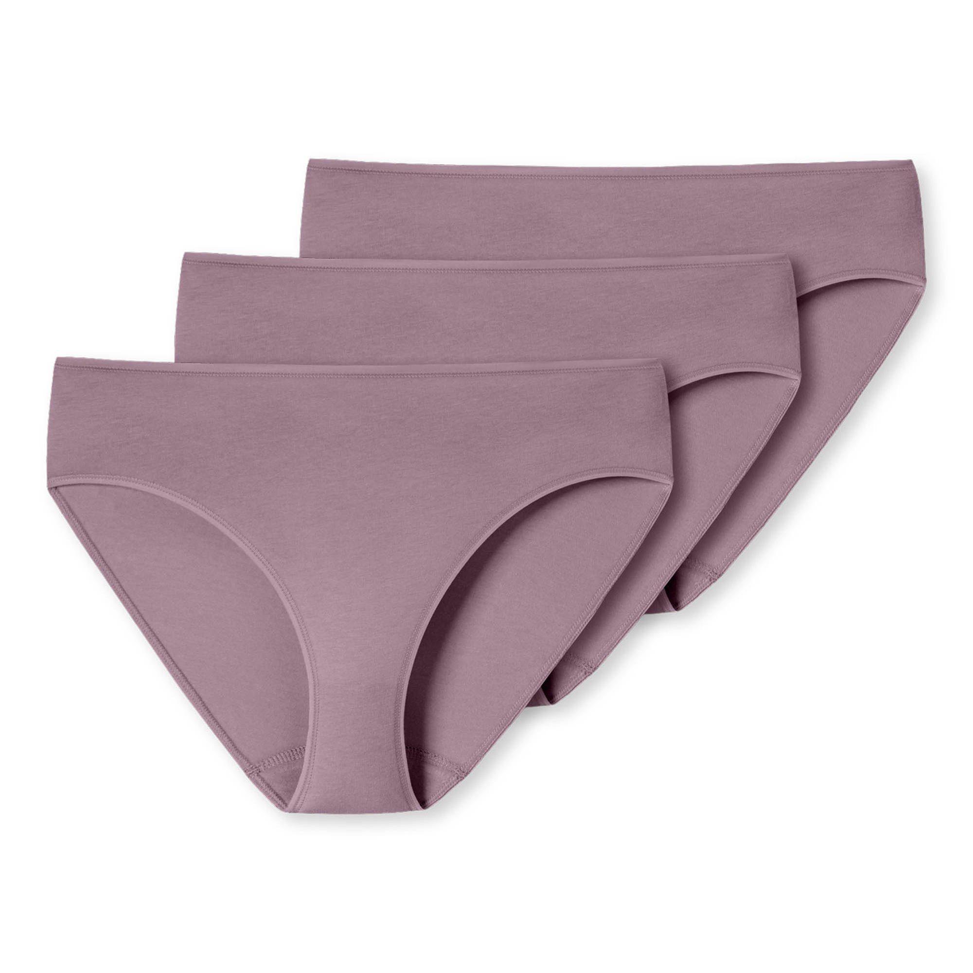 Schiesser Slip Damen Slip 3er Pack Baumwolle (Packung, 3er Pack)