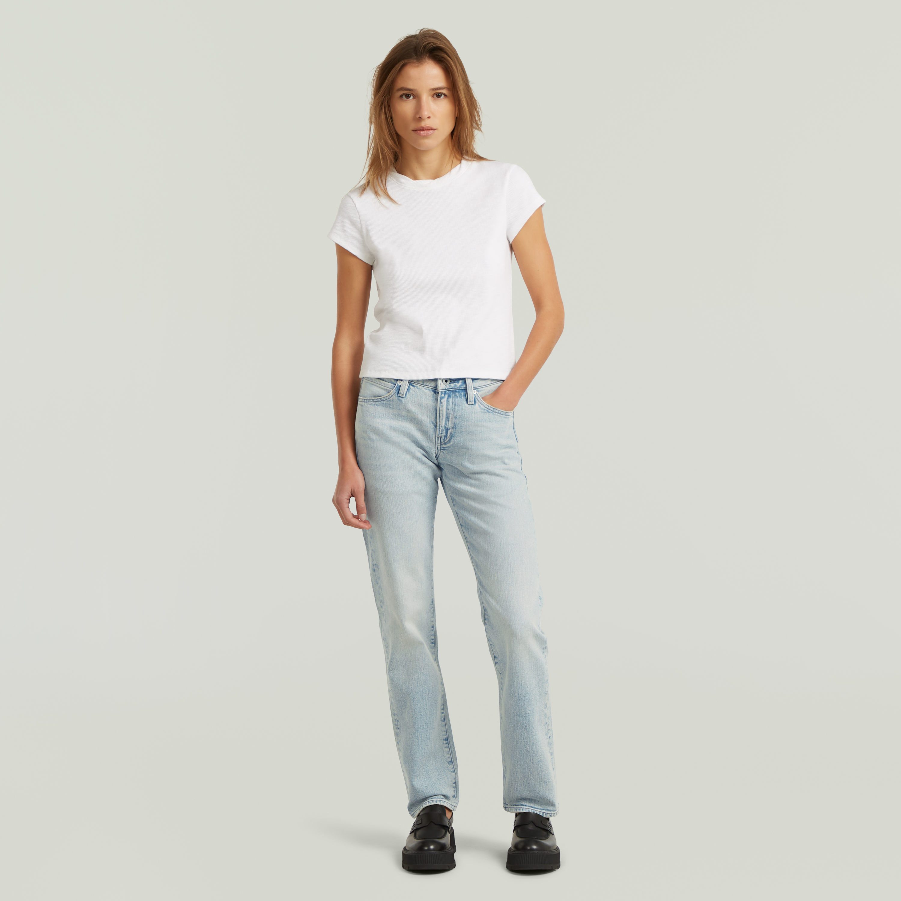 G-STAR Straight-Jeans Lennoxx Slim Straight Wmn mit schlanker Silhouette – Bild 4 von 5