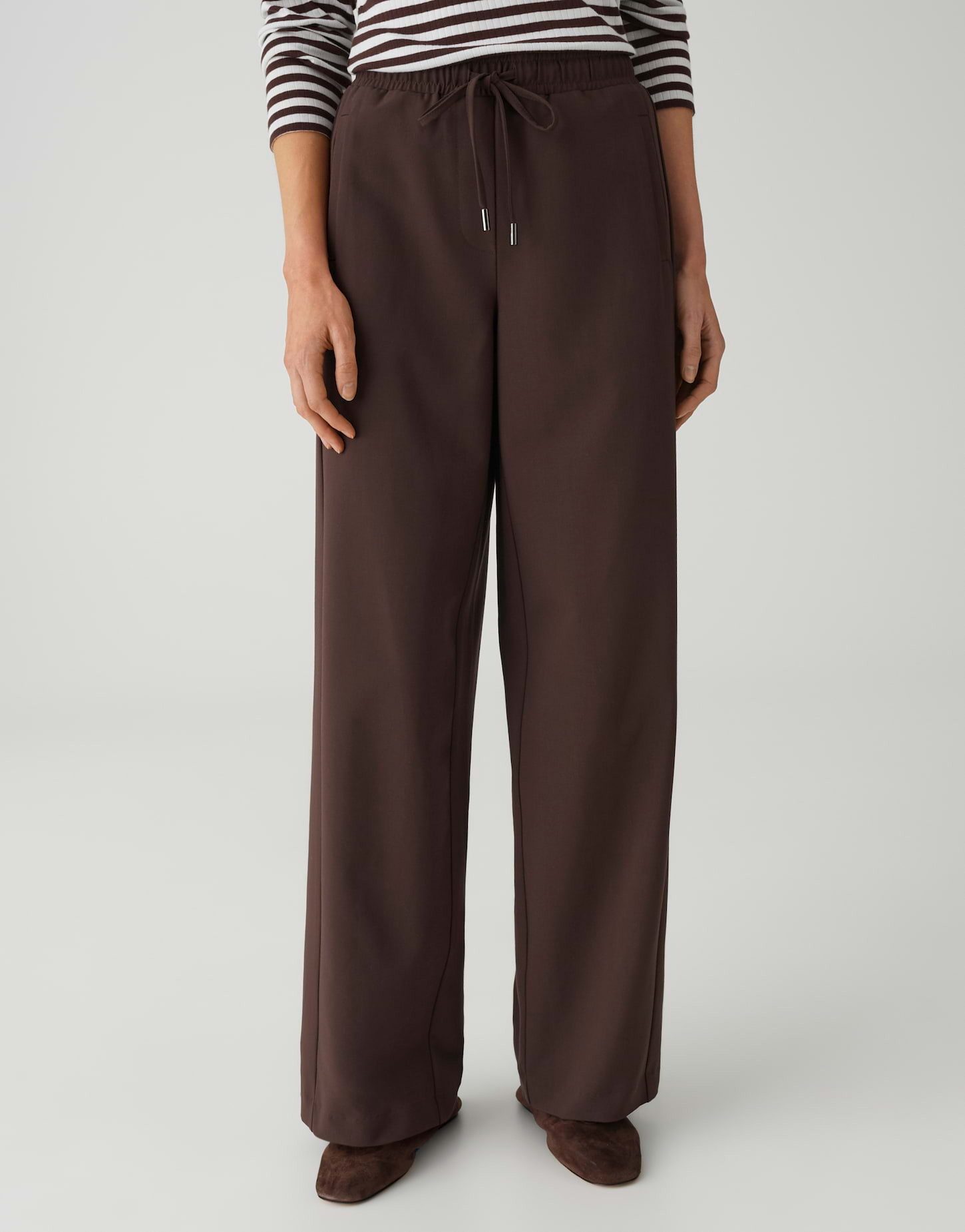 OPUS Schlupfhose MELANE mit Komfortbund Weiter gerader Beinverlauf, Eingrifftaschen, elastischer Gummibund