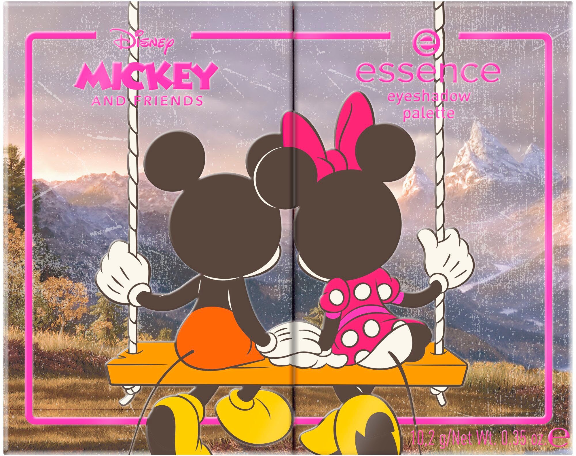 Augen-Make-Up für Looks Friends palette, eyeshadow and Mickey abwechslungsreiche Disney Lidschatten-Palette Essence
