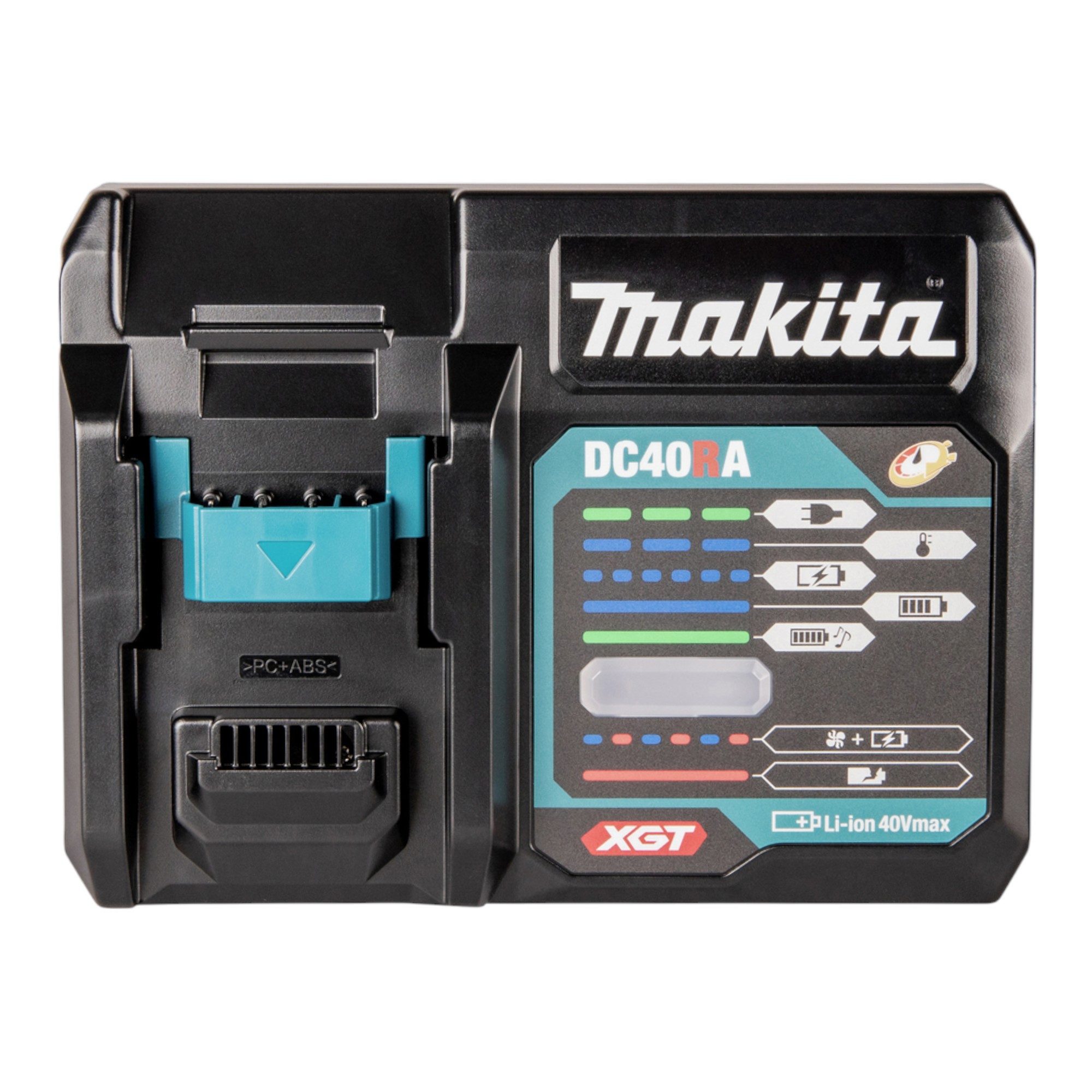 Makita Power Source Kit 4x BL4050F Akku 40 V max. 5,0 Ah XGT + DC40RA Lader Akkupacks