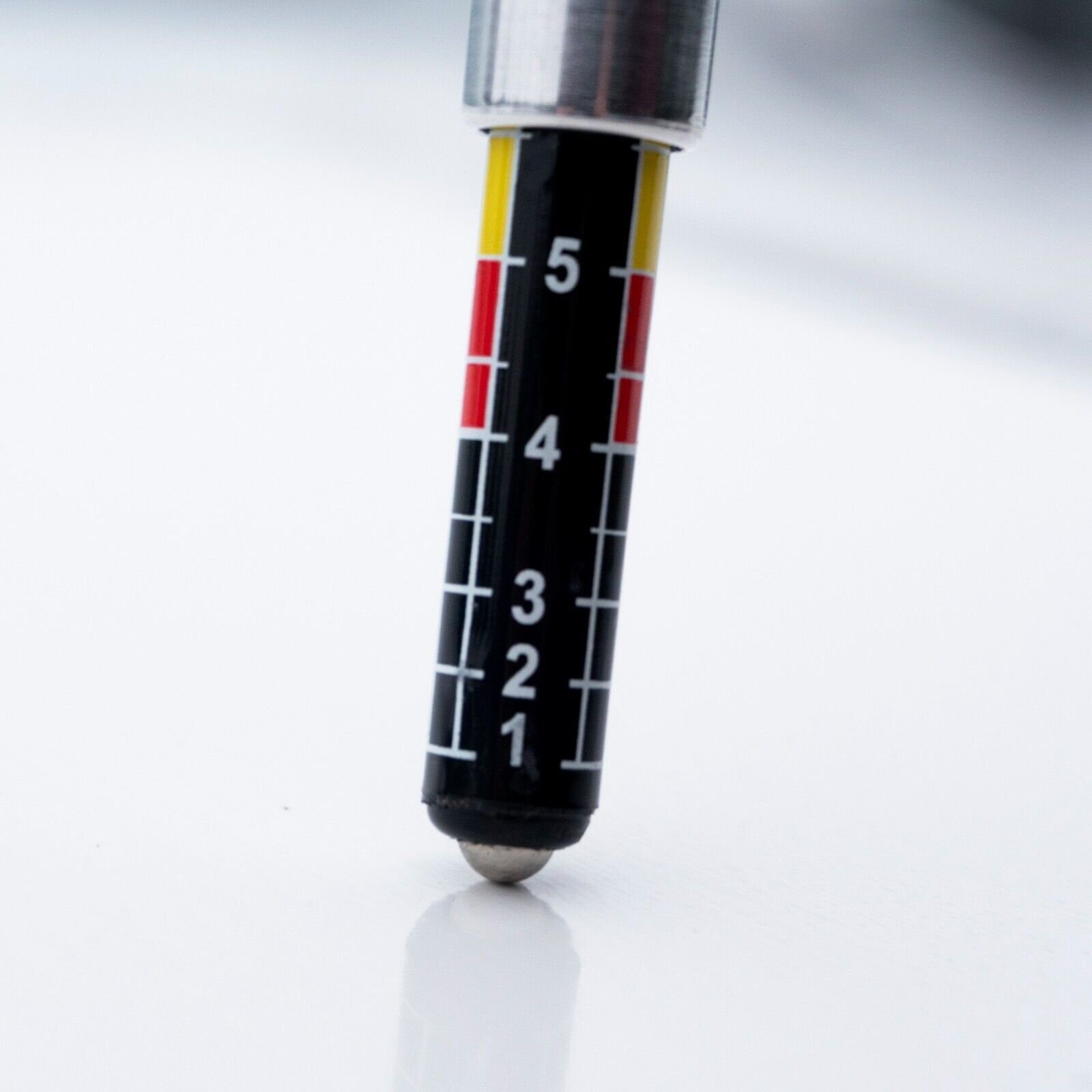 QLS Lackschichtenmessgerät BIT3003, Lackprüfer Magnetisch Runde Spitze Auto