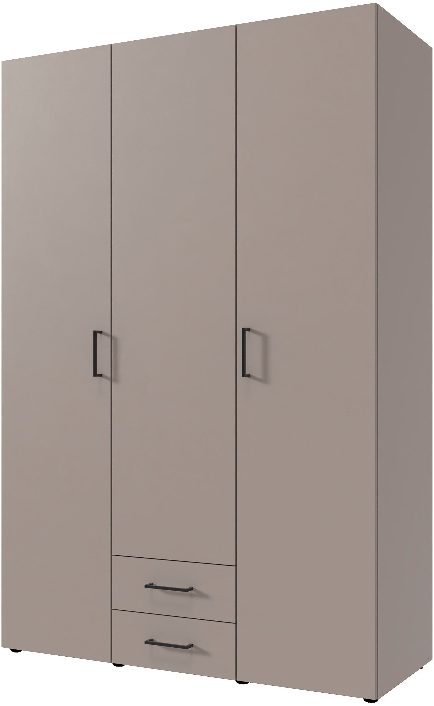 Wimex Drehtürenschrank "Mugano" mit langen oder kurzen Griffen aus Metall, günstig online kaufen