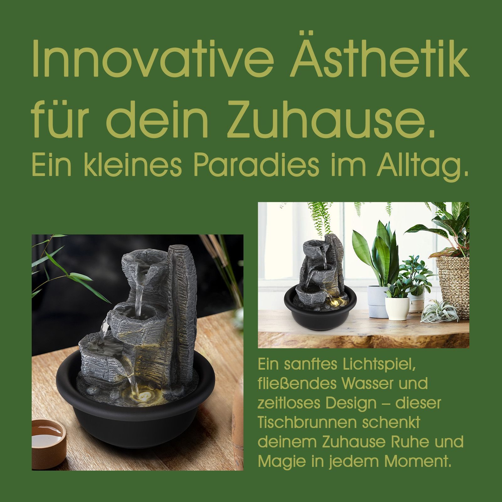bmf-versand Zimmerbrunnen Zimmerbrunnen mit Beleuchtung und günstig online kaufen