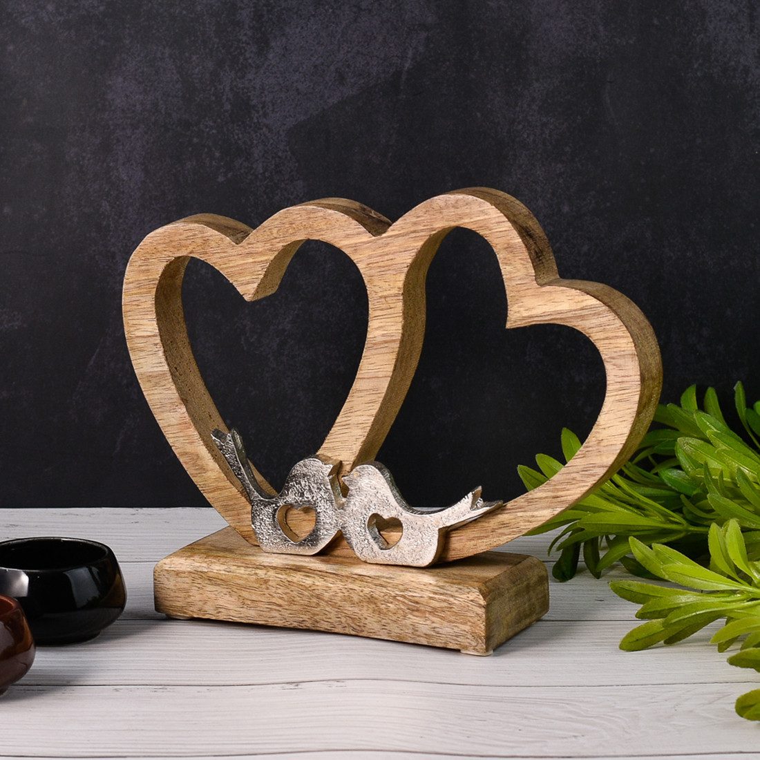 Marrakesch Orient & Mediterran Interior Dekoobjekt Dekofigur Herz Amour -2- günstig online kaufen