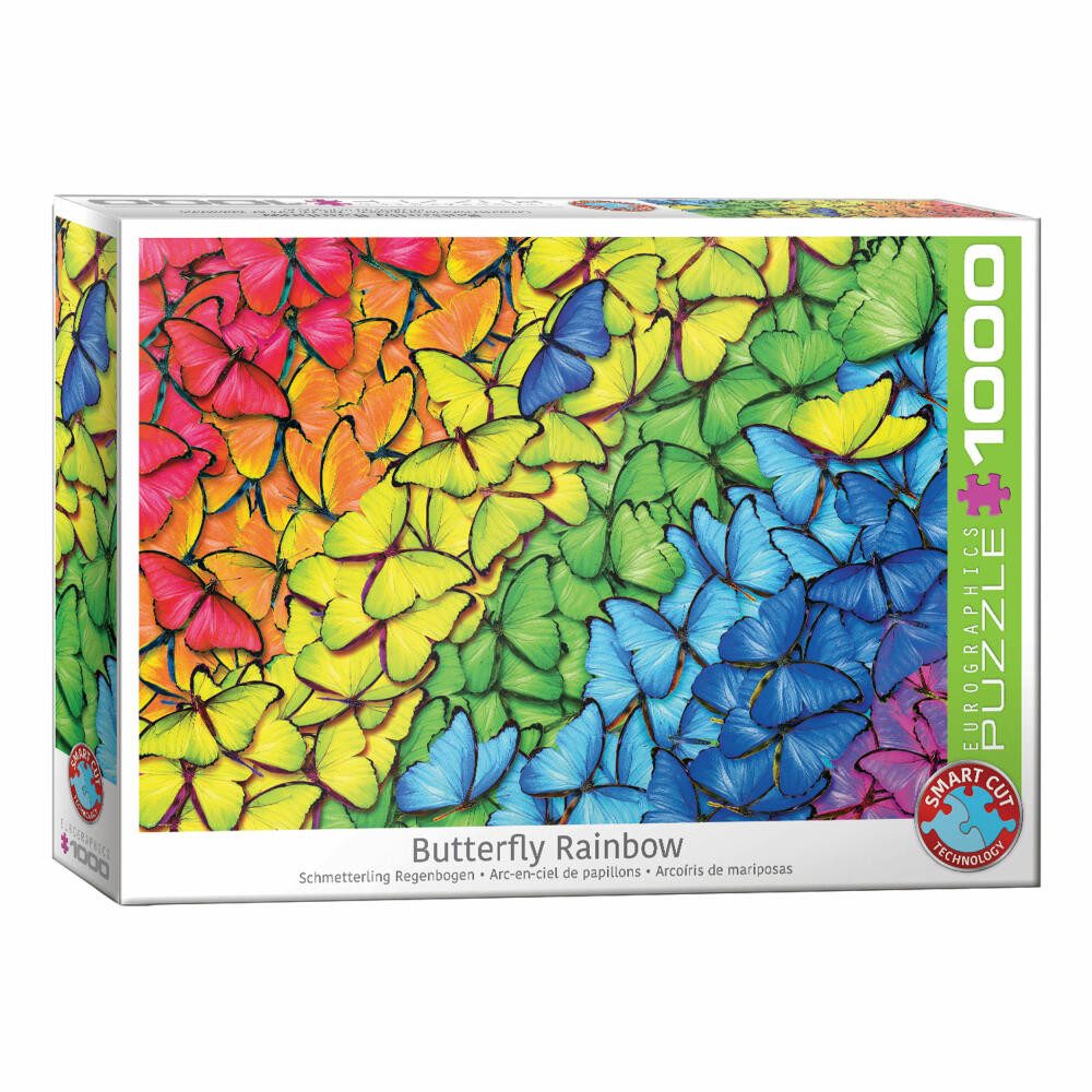 Puzzle Schmetterling Regenbogen