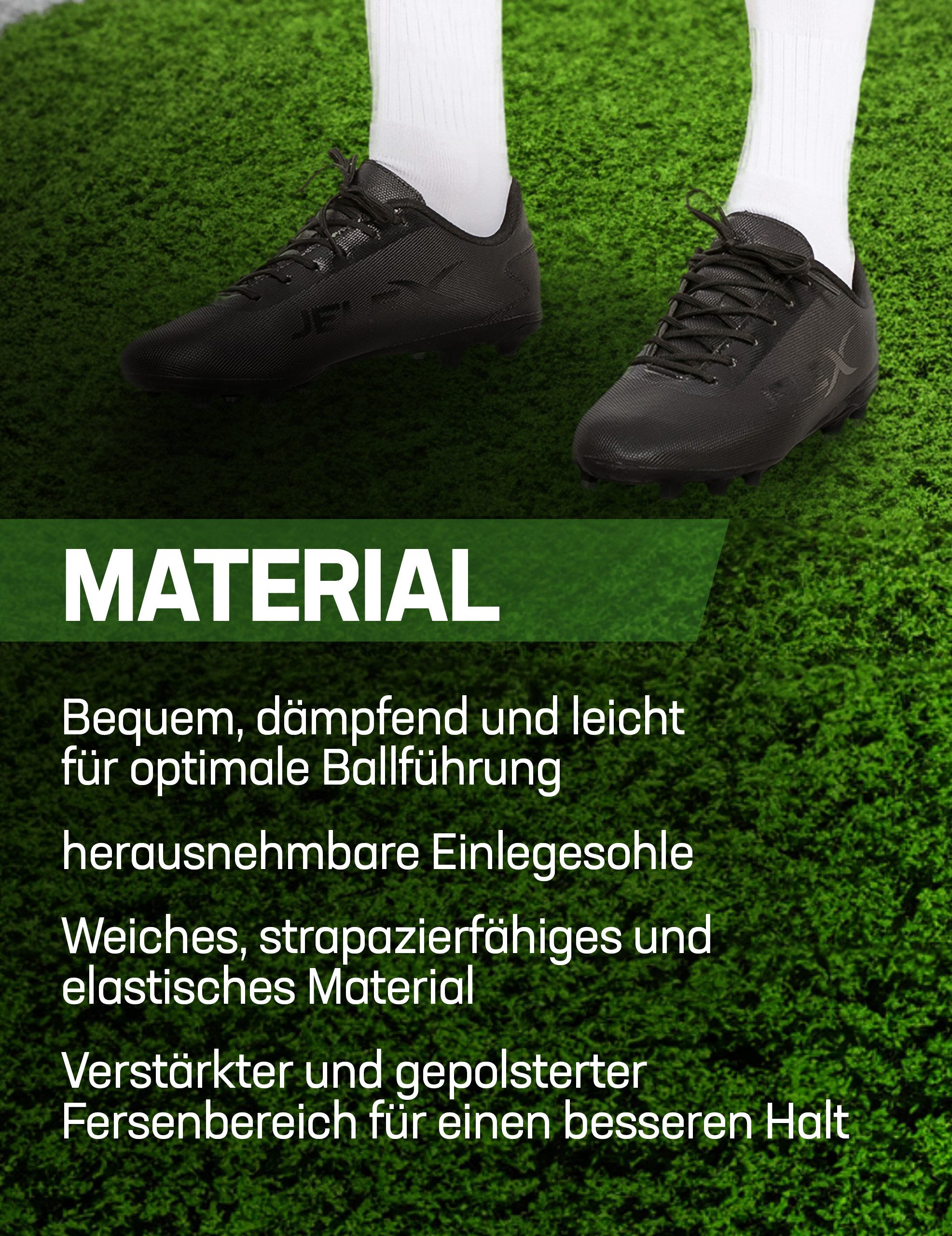 JELEX "Legend Mundial" FG Herren Fußballschuhe Fußballschuh geeignet für feste natürliche Oberflächen