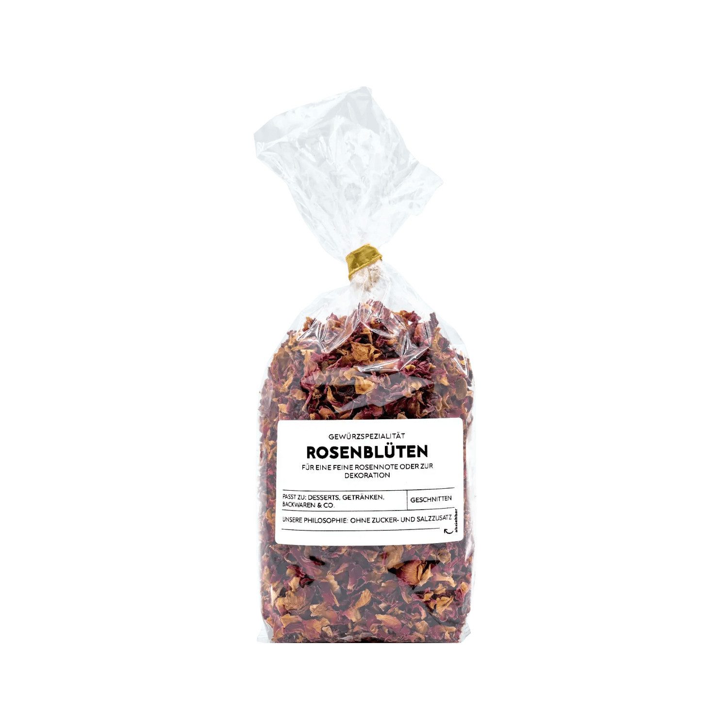Bremer Gewürzhandel Tee Rosenblüten, grob geschnitten, 3er Pack, 120 g
