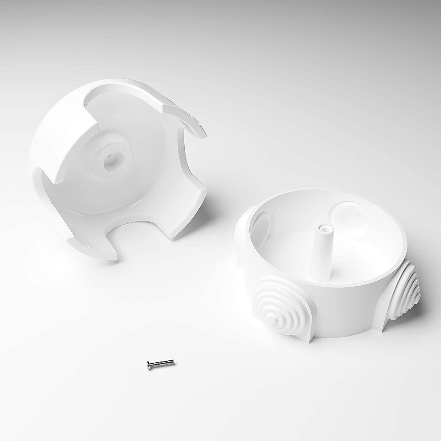 Verteilerdose Weiß Lampen-Verteiler Lightstock Dekorative aus Large mit 4 Porzellan Auslässen,