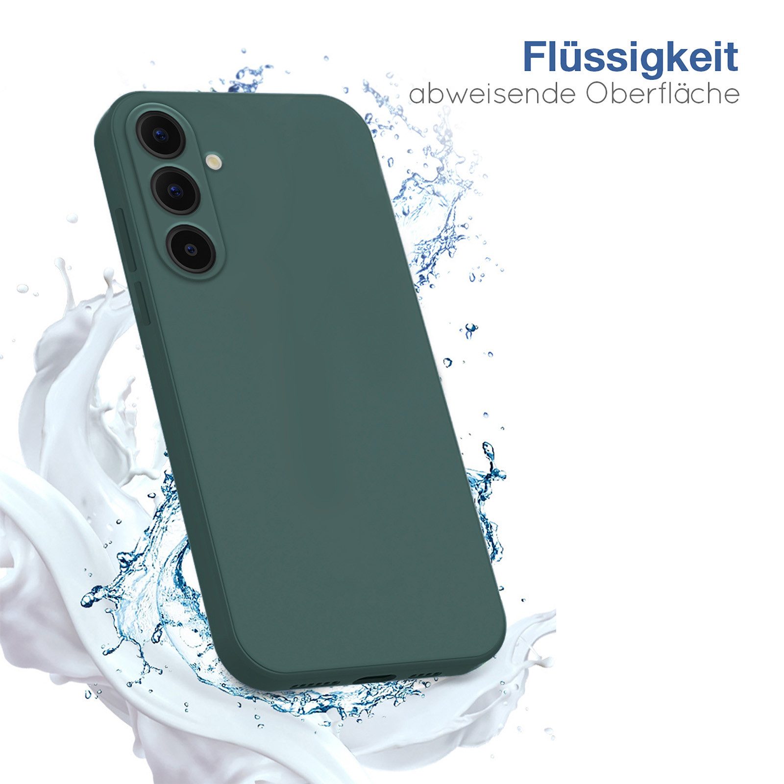 Tec-Expert Handyhülle SoftGrip Cover Hülle für Samsung Galaxy A55 5G, Handy Case Bumper integrierter Kameraschutz flexibel