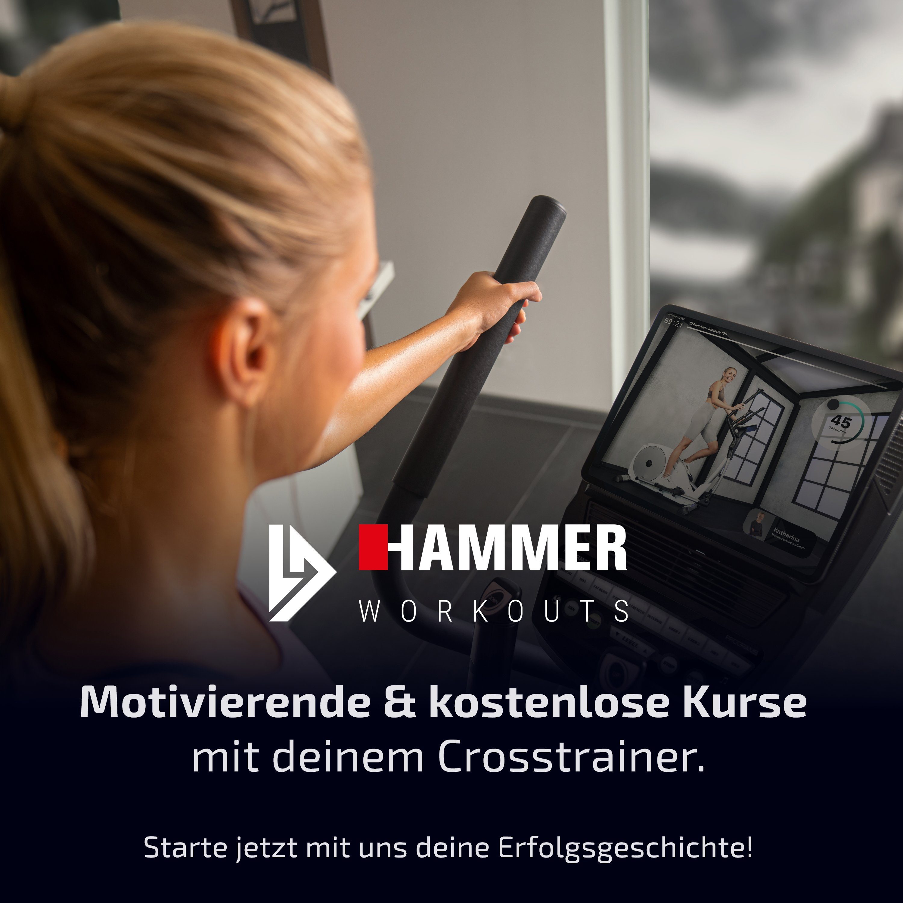 Cross-Stepper, Power-Stepper Hammer Fitness-Apps per Smartphone/Tablet