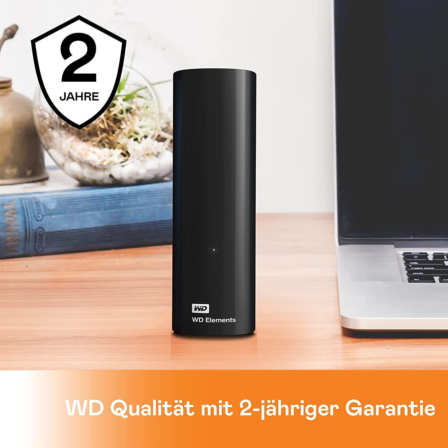 WD (8TB) HDD-Festplatte 3.0 externe Western Digital Desktop Elements