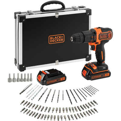 Black & Decker Akku-Schlagbohrschrauber Akku-Schlagbohrschrauber BDCHD18BAFC, 18Volt