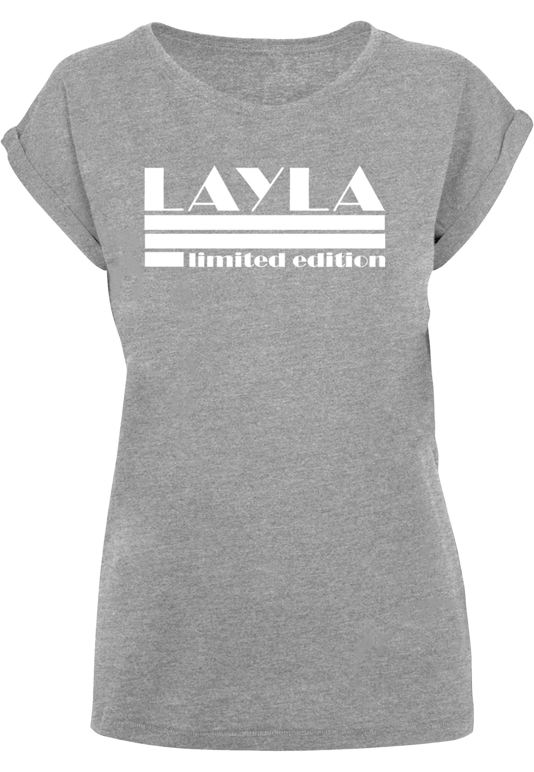 Merchcode T-Shirt Damen Ladies Layla - Edition T-Shirt Limited (1-tlg) X