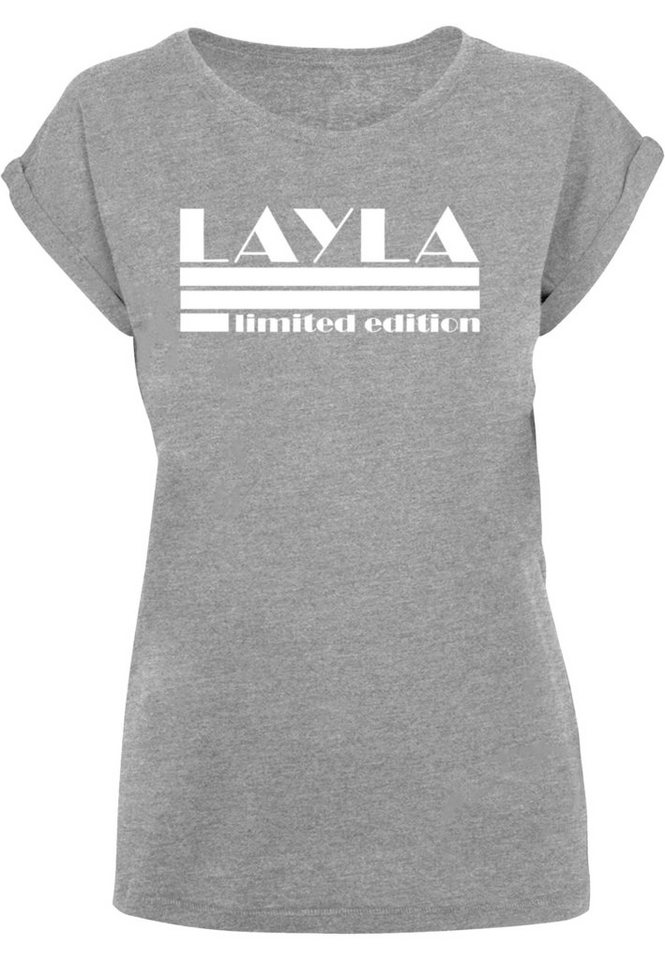 Merchcode T-Shirt Damen Ladies Layla - Limited Edition X T-Shirt (1-tlg)