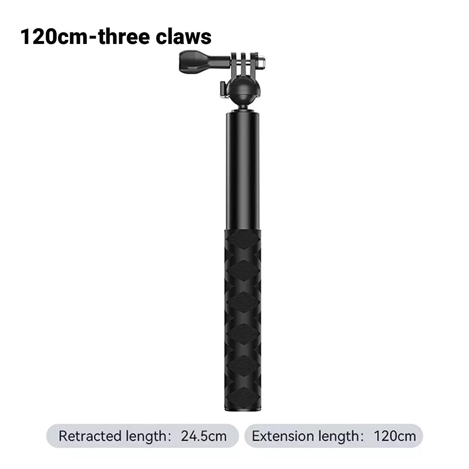 360° Omni-direktionaler Selfie-Stick für GoPro Hero13 Insta 360 Kamerastativ