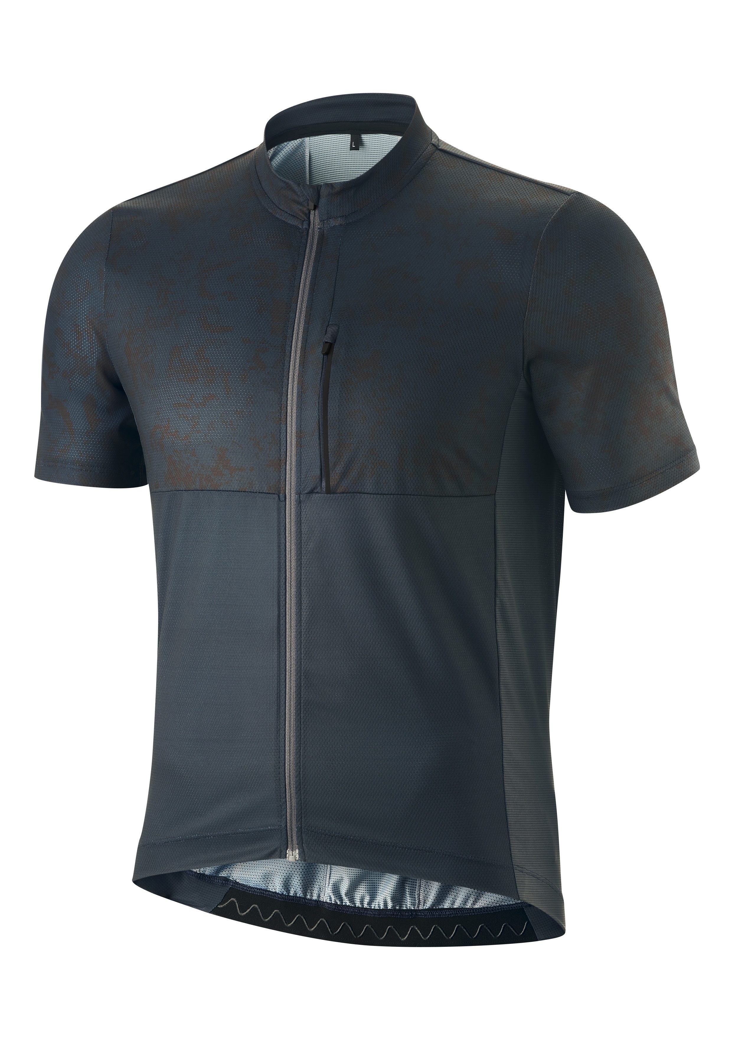 Gonso Radtrikot PRESEGNO Herren Radshirt kurzarm, atmungsaktives Fahrradtrikot mit Rückentasche