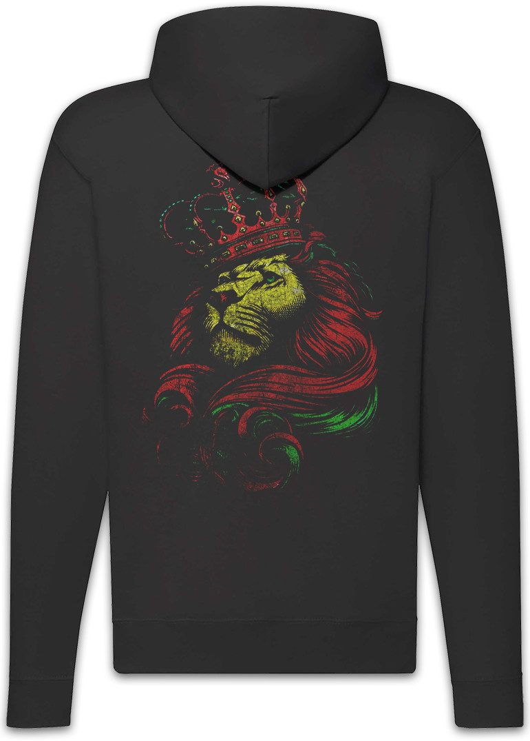 Urban Backwoods Sweatjacke Reggae Lion VI Zipper Hoodie Music Jah Babylon Musikfari (1-tlg) Bob Reggae Marley Irie