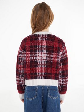 Tommy Hilfiger Strickjacke TOMMY TARTAN CARDIGAN