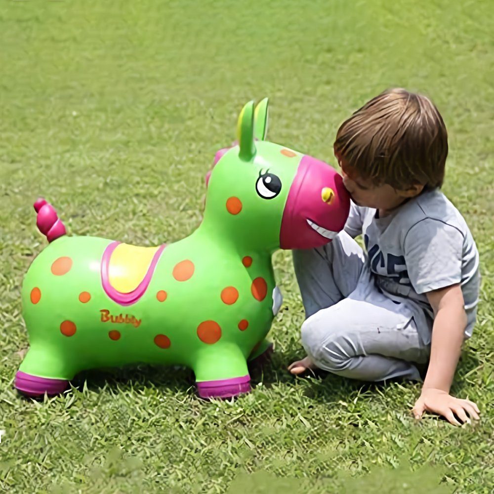 Hüpfzebra Hopser für Kinder Hüpftier Sprungtier Hüpfspielzeug Zebra Spielzeug 