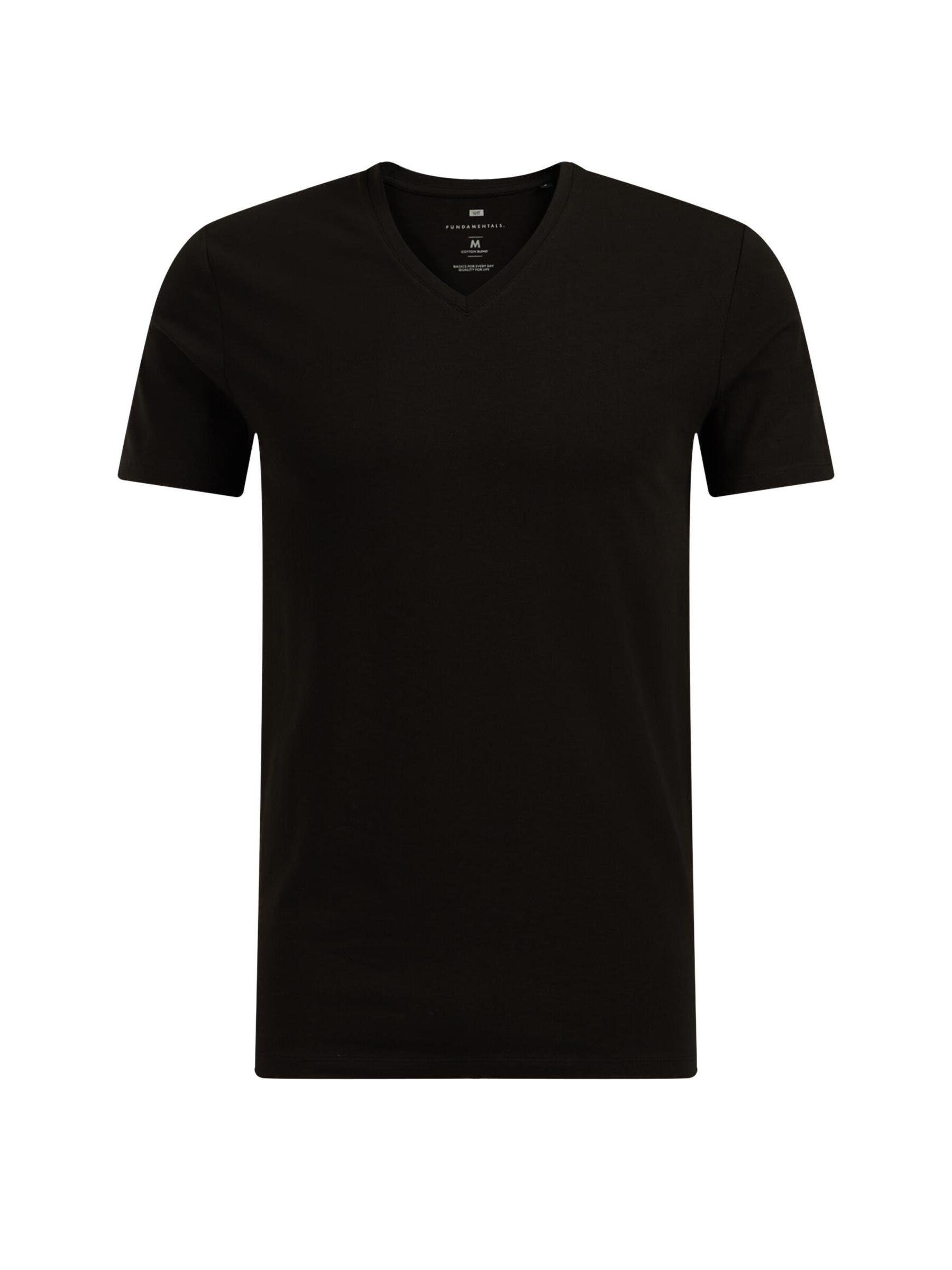 WE Schwarz T-Shirt Fashion (1-tlg)