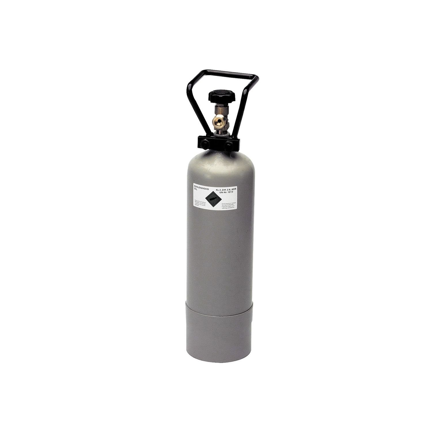 ich-zapfe Druckminderer CO2 Flasche, Kohlensäure Flasche, Kohlendioxid Gasflasche - 2,0 kg