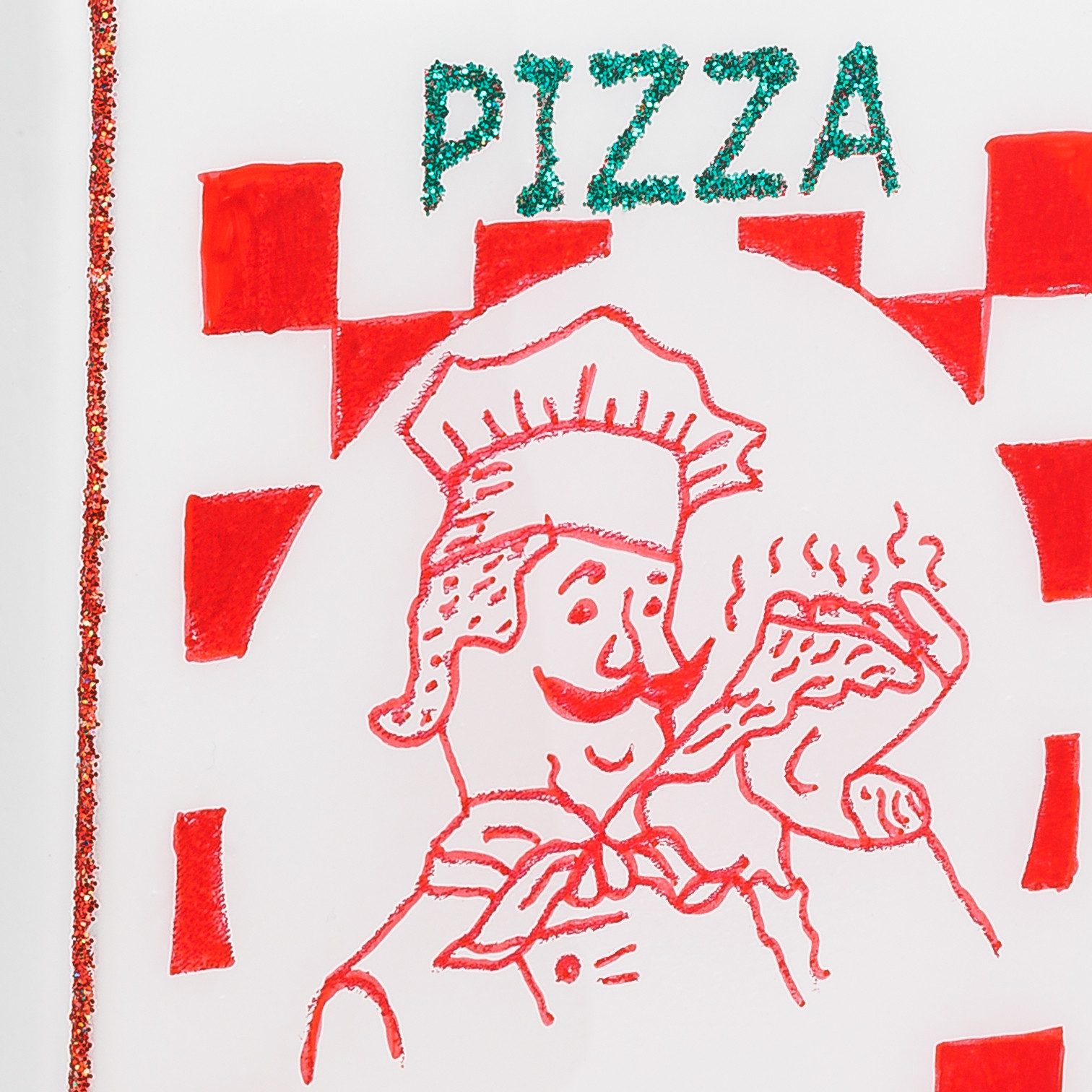 SIKORA Weihnachtsbaumkugel Pizza Karton besondere Weihnachtskugel Glas Figu günstig online kaufen