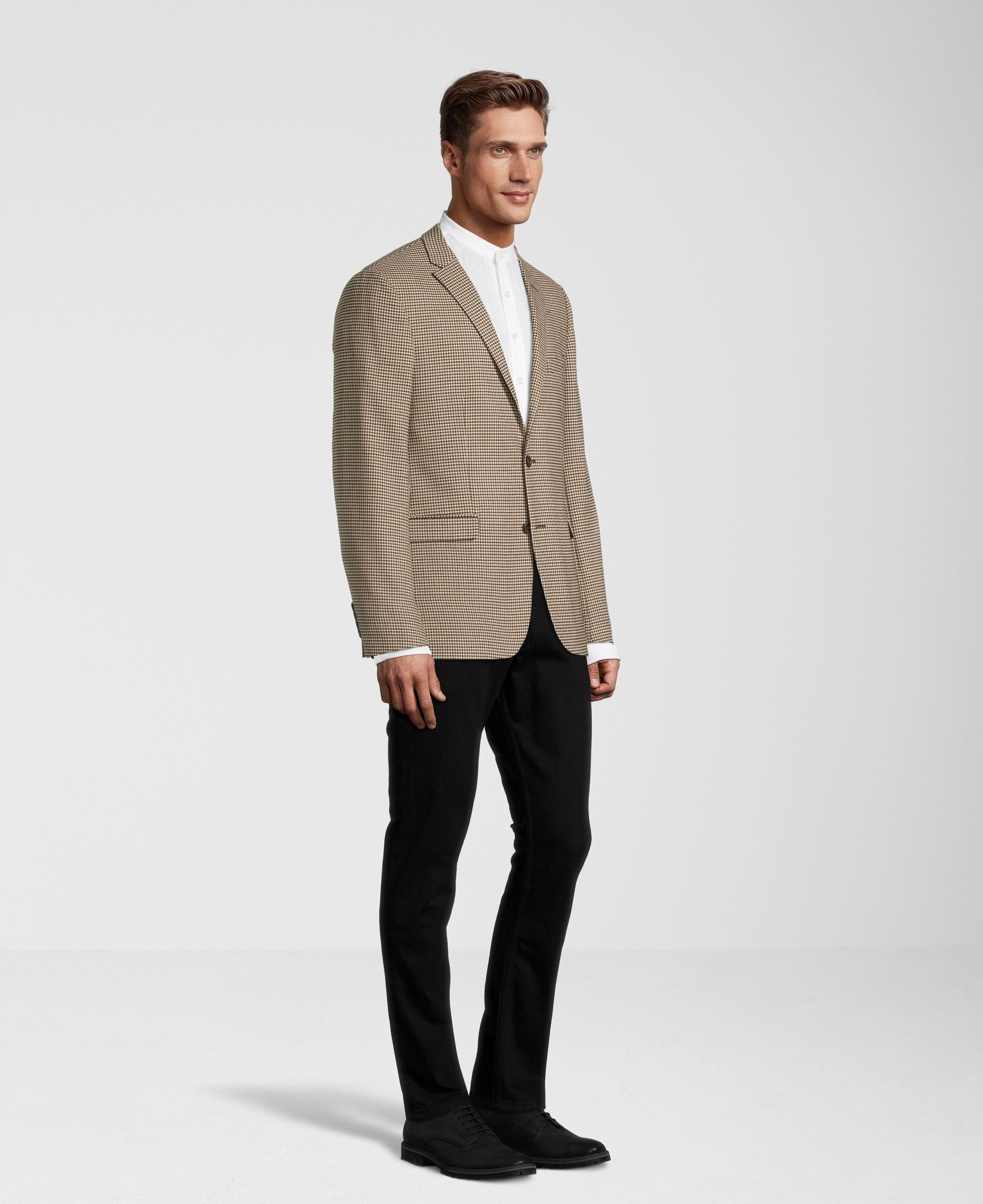 SteffenKlein Anzugsakko Slim-Fit (1-tlg) Hahnentritt