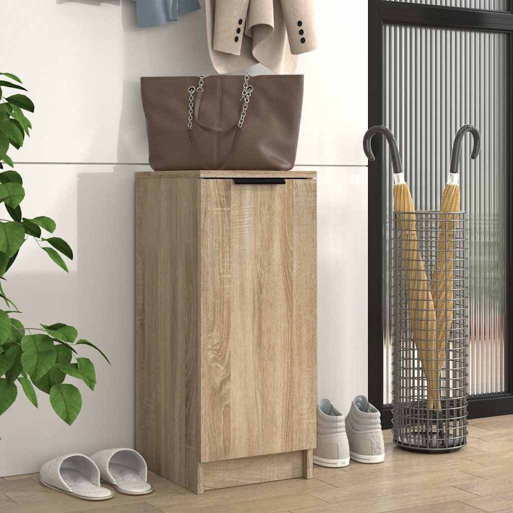vidaXL Schuhregal Schuhschrank Sonoma-Eiche 30x35x70 cm Holzwerkstoff, 1-tlg.