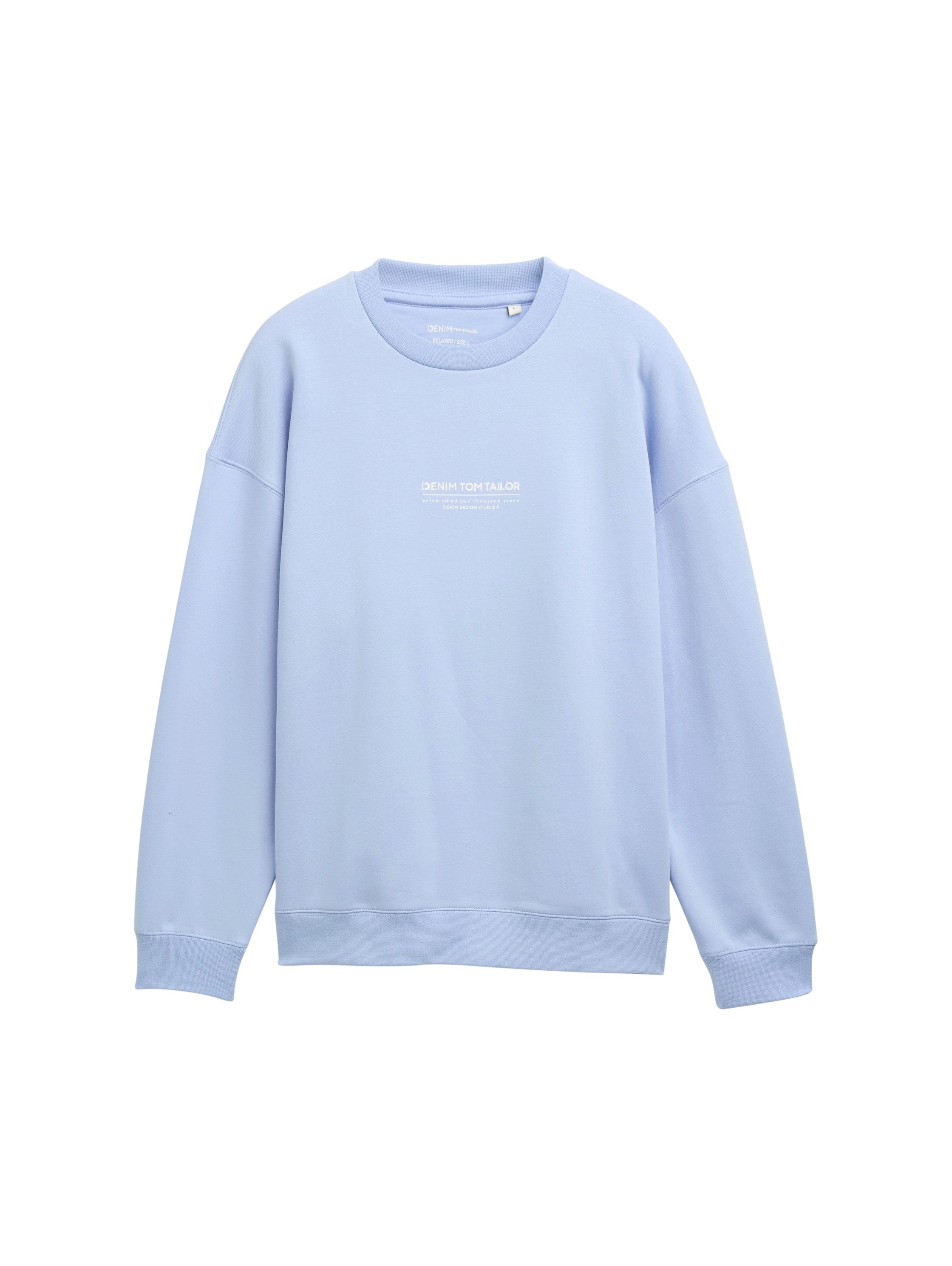 TOM TAILOR Denim Sweatshirt mit Logo Print