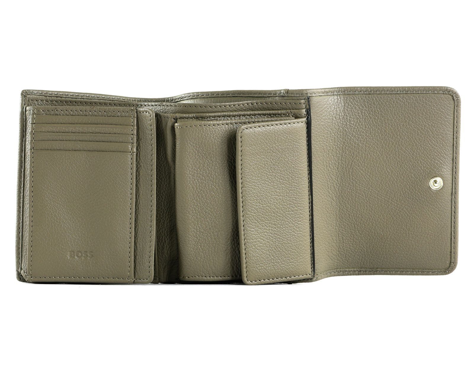 BOSS Geldbörse Trifold, aus echtem Rindsleder günstig online kaufen