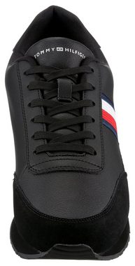 Tommy Hilfiger CORE EVA RUNNER CORPORATE LEA Sneaker im Materialmix, Freizeitschuh, Halbschuh, Schnürschuh