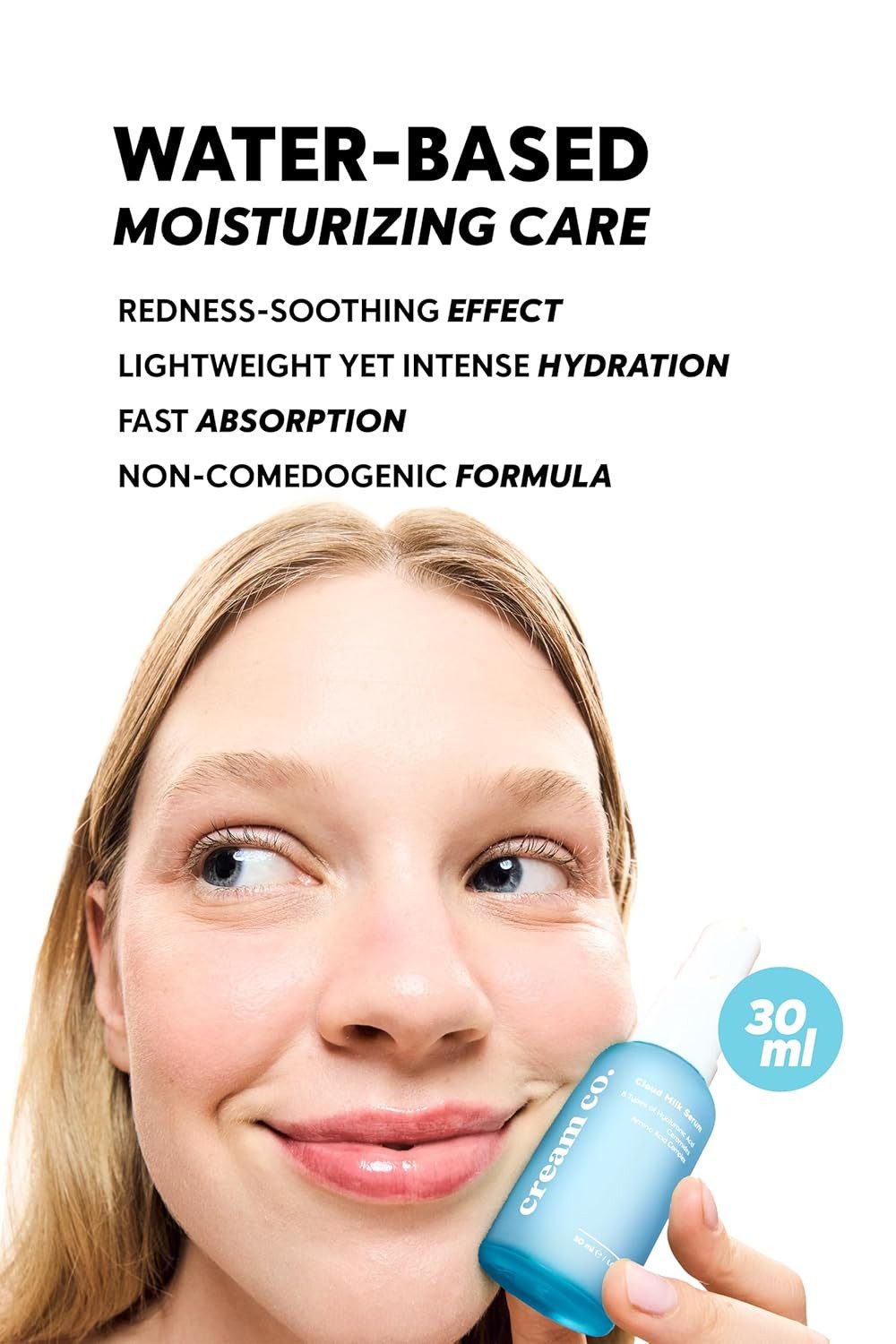 cream co. Anti-Falten-Serum Cloud Milk Hautreparaturserum 30ml